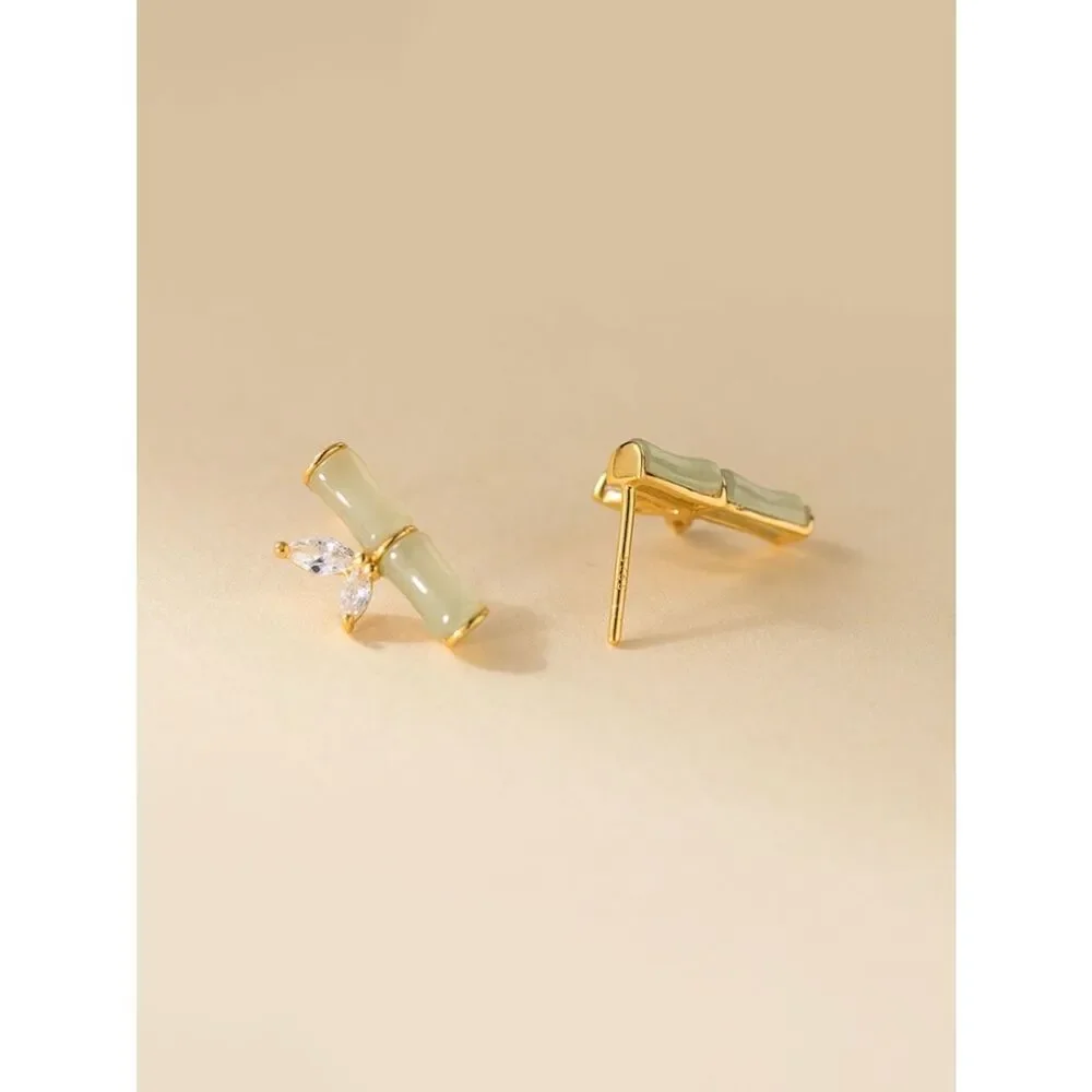 Bamboo Stud Earrings N2165